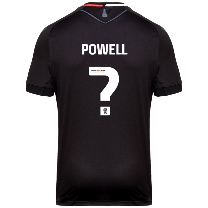 Kinder Owen Powell #0 Schwarz Auswärtstrikot Trikot 2024/25 T-Shirt Schweiz