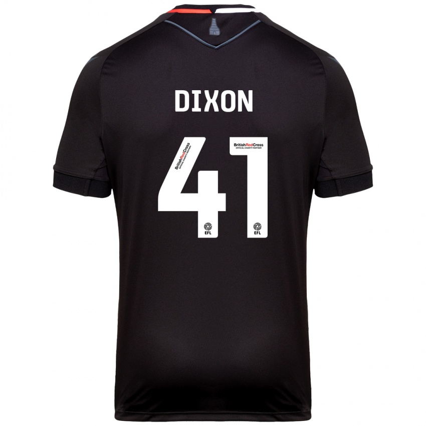 Kinder Jaden Dixon #41 Schwarz Auswärtstrikot Trikot 2024/25 T-Shirt Schweiz