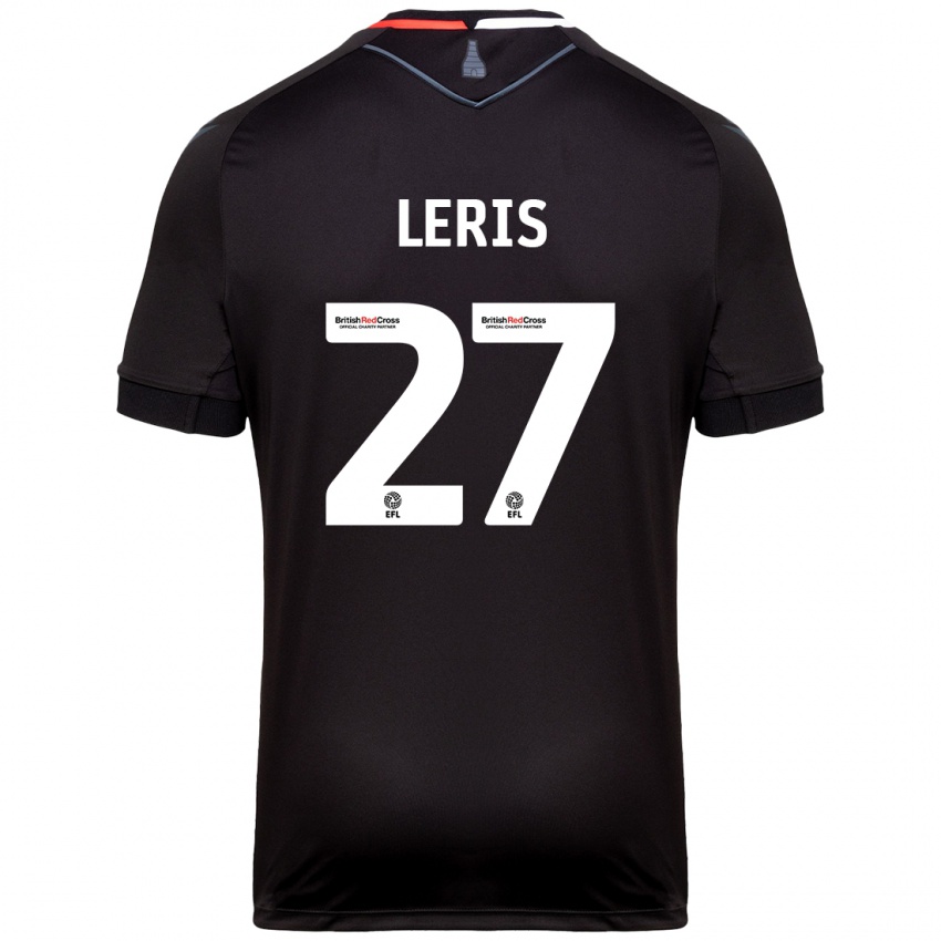 Kinder Mehdi Léris #27 Schwarz Auswärtstrikot Trikot 2024/25 T-Shirt Schweiz