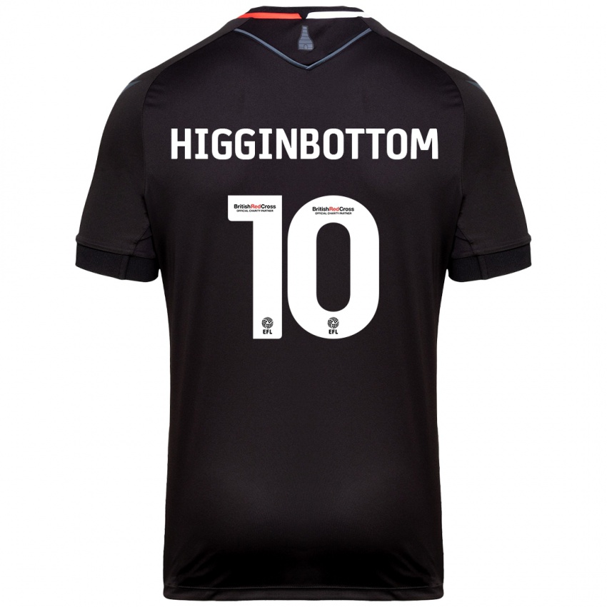 Kinder Alice Higginbottom #10 Schwarz Auswärtstrikot Trikot 2024/25 T-Shirt Schweiz