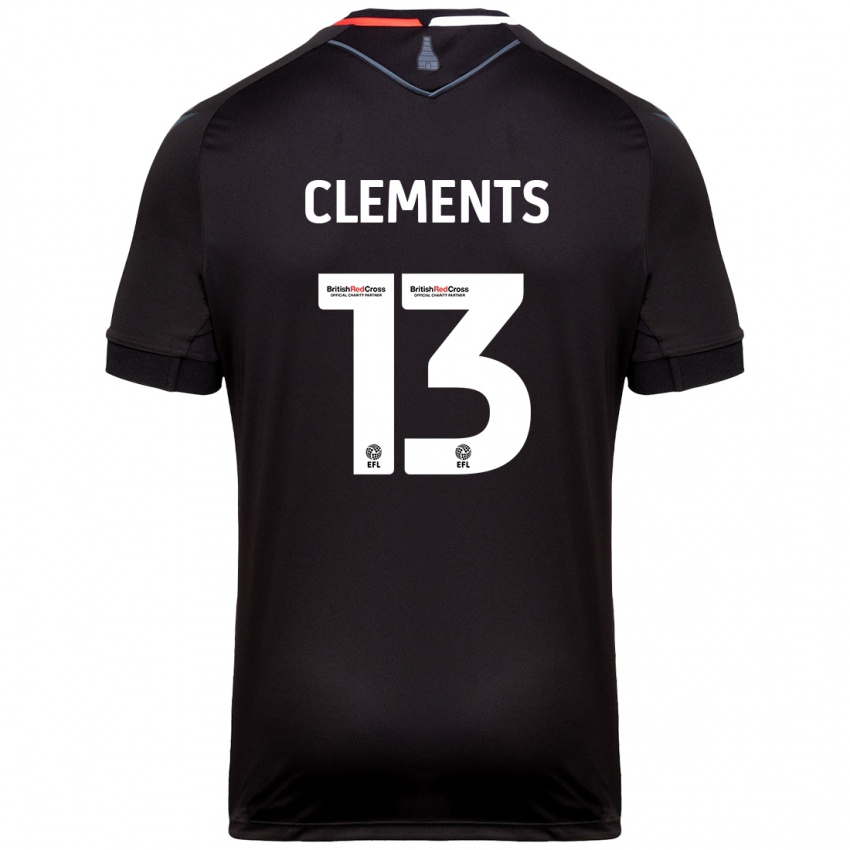 Kinder Daisy Clements #13 Schwarz Auswärtstrikot Trikot 2024/25 T-Shirt Schweiz