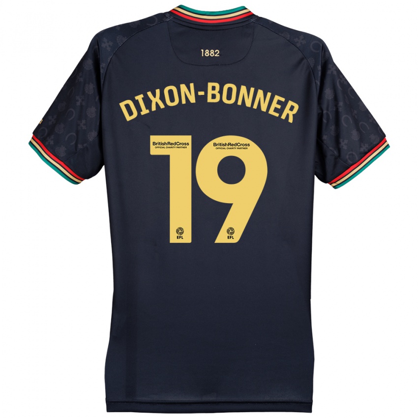 Kinder Elijah Dixon-Bonner #19 Dunkelmarineblau Auswärtstrikot Trikot 2024/25 T-Shirt Schweiz