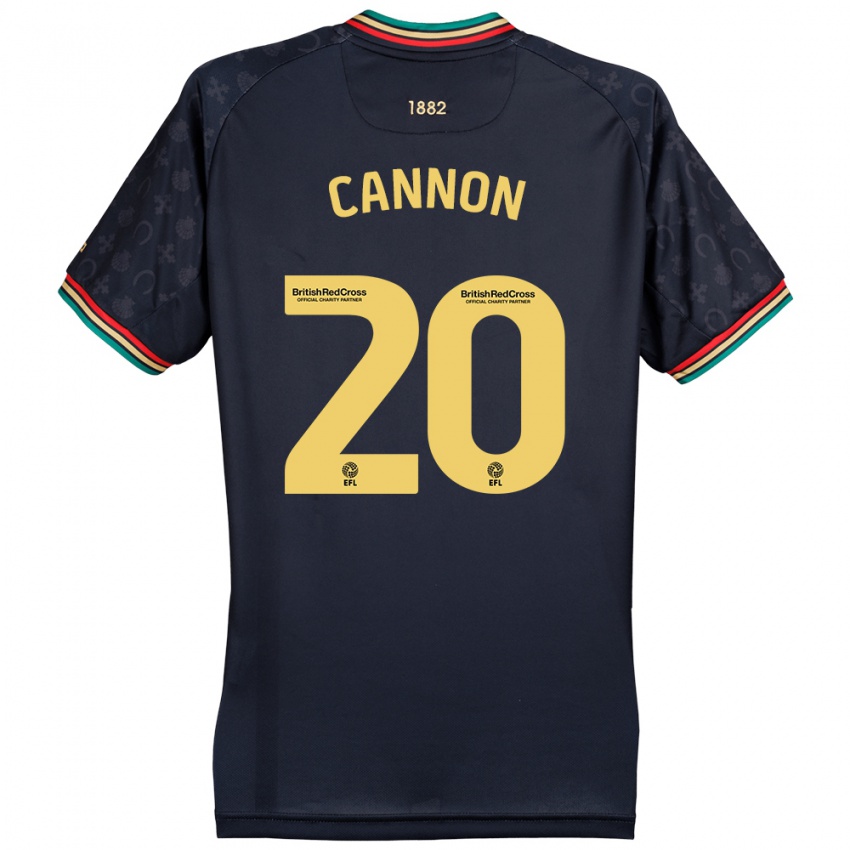 Enfant Maillot Reggie Cannon #20 Bleu Marine Foncé Tenues Extérieur 2024/25 T-Shirt Suisse