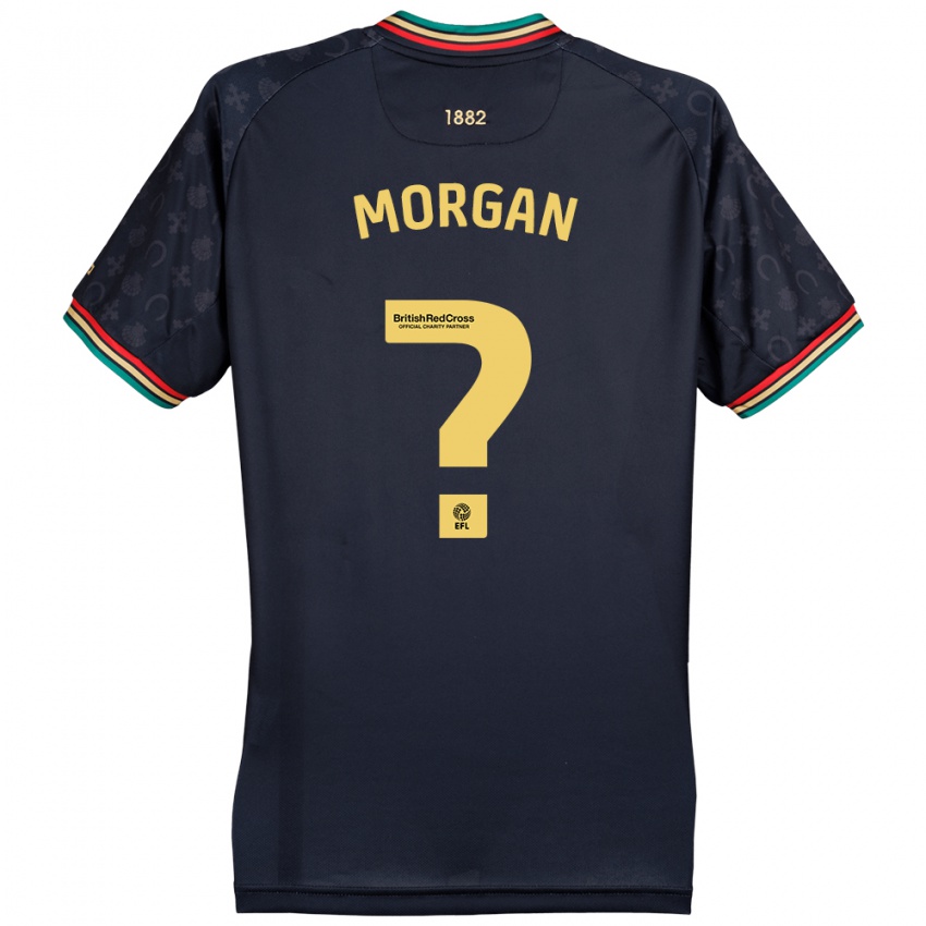 Kinder Kieran Morgan #0 Dunkelmarineblau Auswärtstrikot Trikot 2024/25 T-Shirt Schweiz