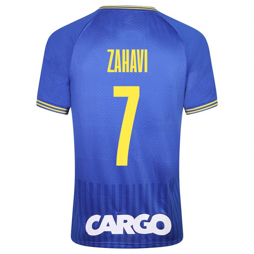 Kinder Eran Zahavi #7 Weiß Auswärtstrikot Trikot 2024/25 T-Shirt Schweiz