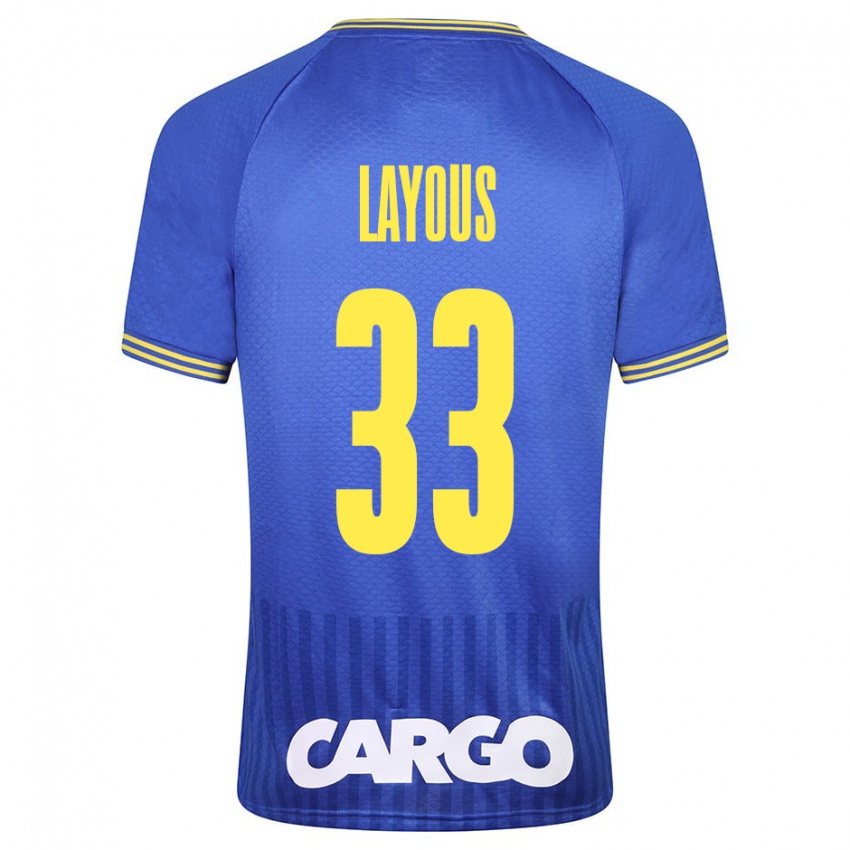 Kinder Hisham Layous #33 Weiß Auswärtstrikot Trikot 2024/25 T-Shirt Schweiz