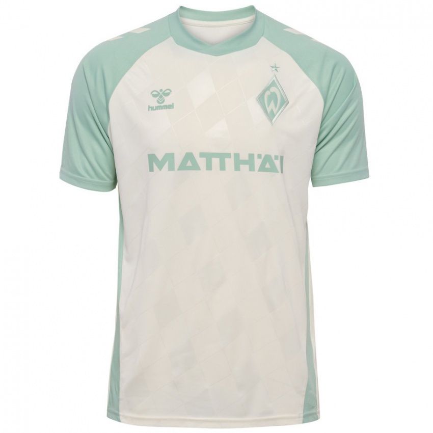 Enfant Maillot Isak Hansen-Aaröen #21 Blanc Cassé Vert Clair Tenues Extérieur 2024/25 T-Shirt Suisse