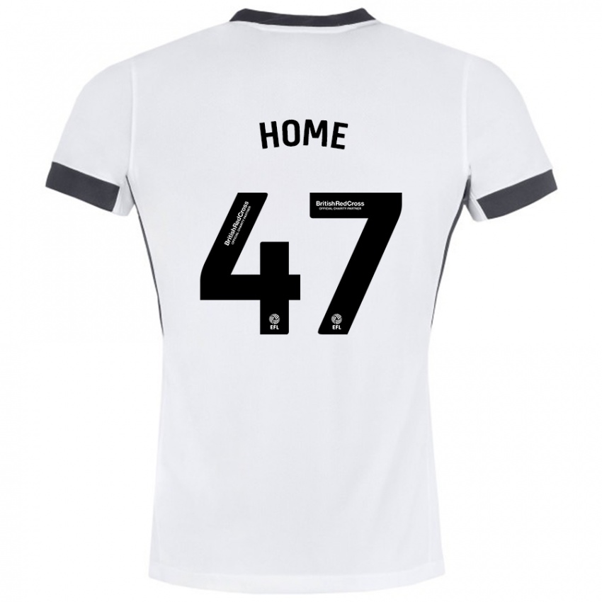 Enfant Maillot Josh Home #47 Blanc Noir Tenues Extérieur 2024/25 T-Shirt Suisse