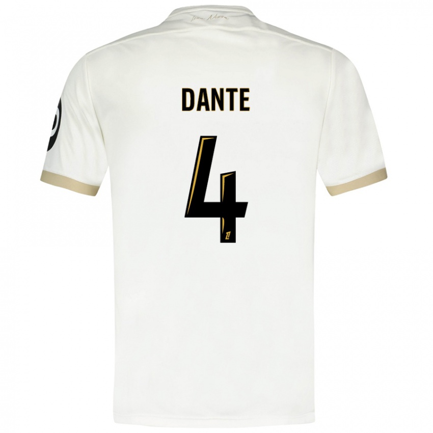 Kinder Dante #4 Weißgold Auswärtstrikot Trikot 2024/25 T-Shirt Schweiz