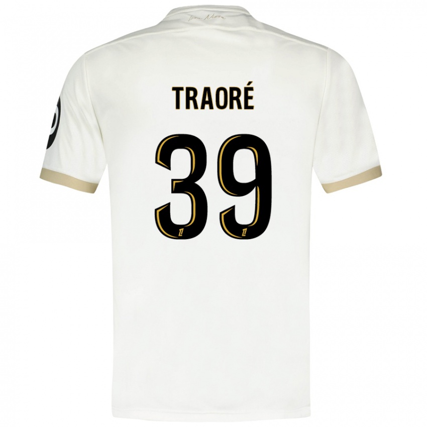 Kinder Daouda Traoré #39 Weißgold Auswärtstrikot Trikot 2024/25 T-Shirt Schweiz