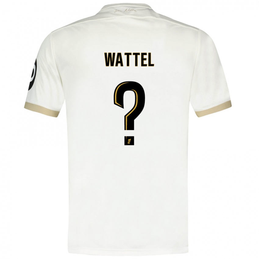 Kinder Sami Wattel #0 Weißgold Auswärtstrikot Trikot 2024/25 T-Shirt Schweiz