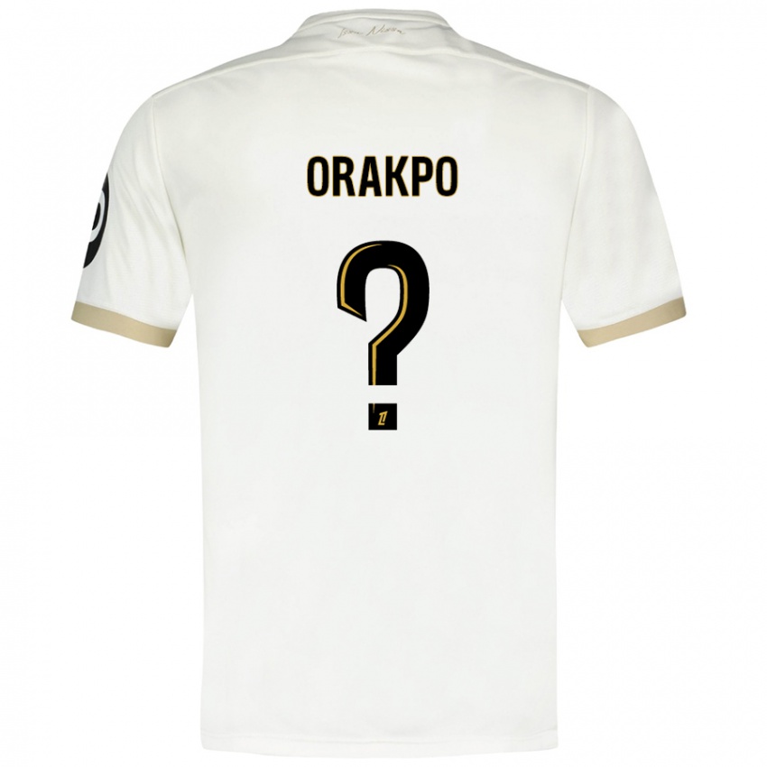 Kinder Victor Orakpo #0 Weißgold Auswärtstrikot Trikot 2024/25 T-Shirt Schweiz