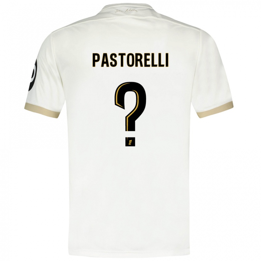 Kinder Julien Pastorelli #0 Weißgold Auswärtstrikot Trikot 2024/25 T-Shirt Schweiz