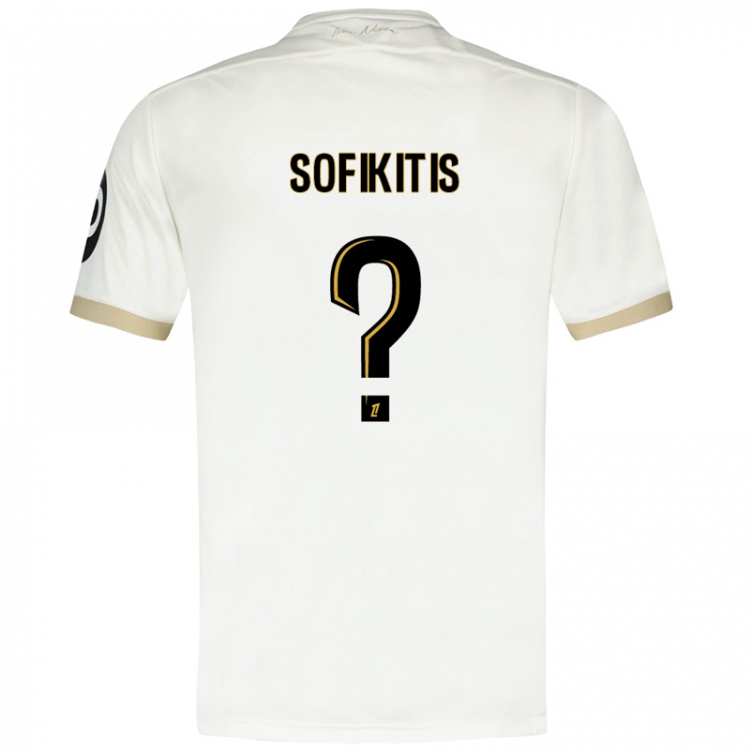 Kinder Yanis Sofikitis #0 Weißgold Auswärtstrikot Trikot 2024/25 T-Shirt Schweiz