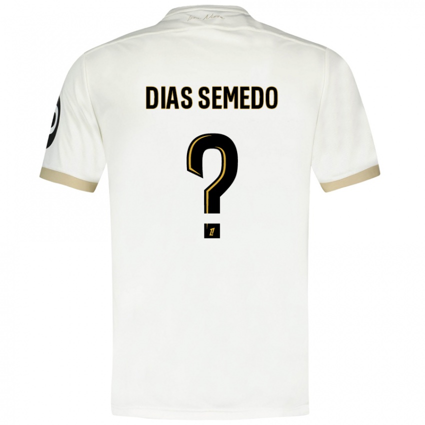 Kinder Samuel Dias Semedo #0 Weißgold Auswärtstrikot Trikot 2024/25 T-Shirt Schweiz