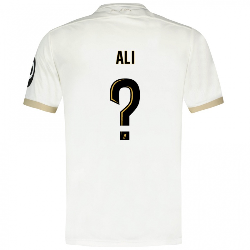 Kinder Kéfren Ali #0 Weißgold Auswärtstrikot Trikot 2024/25 T-Shirt Schweiz