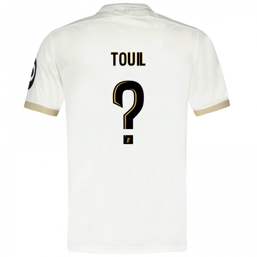 Kinder Yanis Touil #0 Weißgold Auswärtstrikot Trikot 2024/25 T-Shirt Schweiz