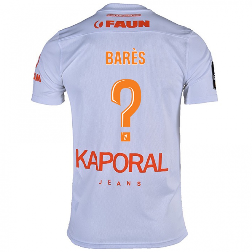 Kinder Gabriel Barès #0 Weiß Auswärtstrikot Trikot 2024/25 T-Shirt Schweiz