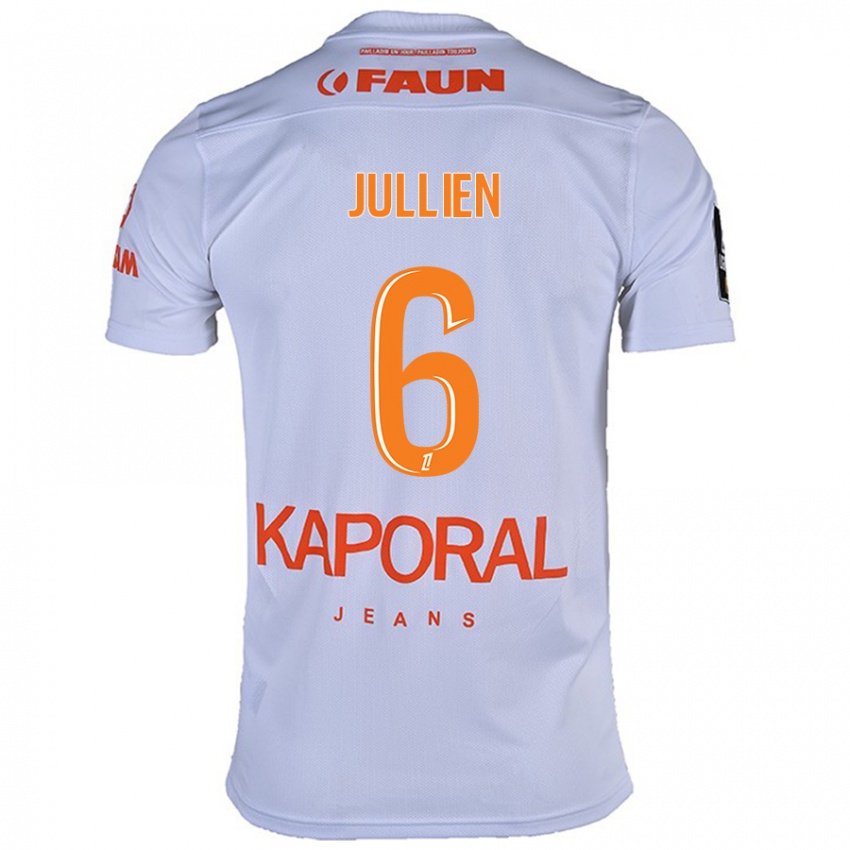 Kinder Christopher Jullien #6 Weiß Auswärtstrikot Trikot 2024/25 T-Shirt Schweiz