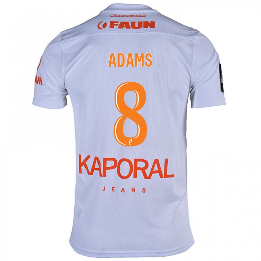 Kinder Akor Adams #8 Weiß Auswärtstrikot Trikot 2024/25 T-Shirt Schweiz