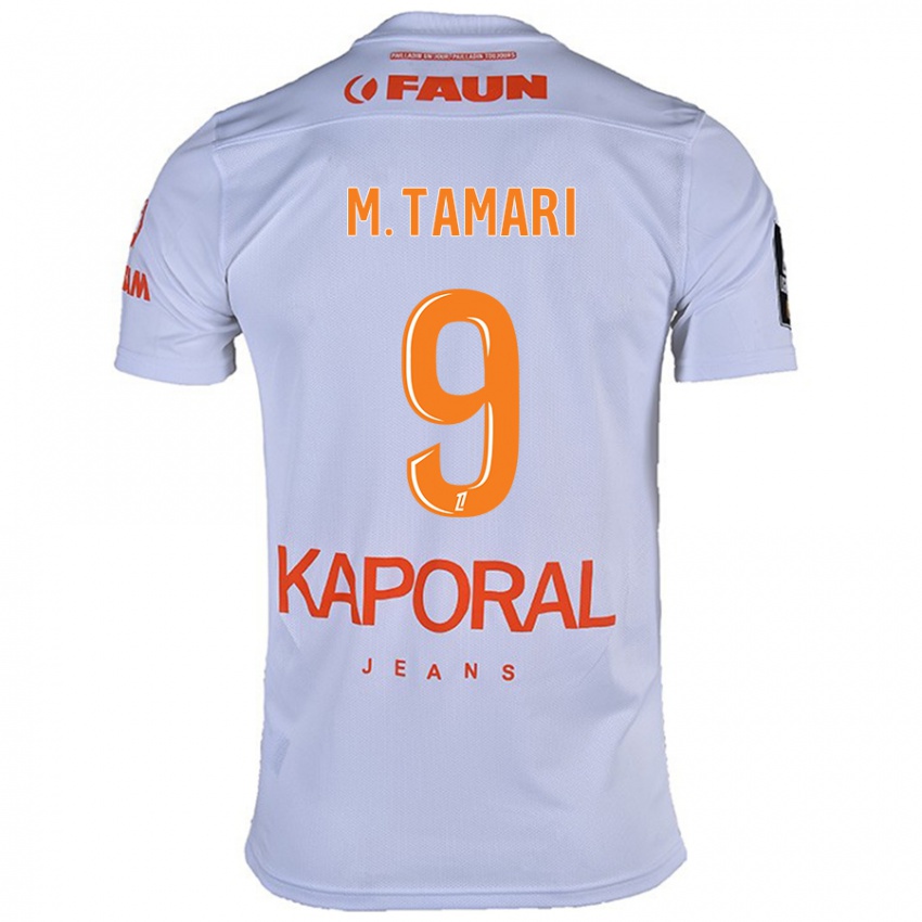 Kinder Mousa Tamari #9 Weiß Auswärtstrikot Trikot 2024/25 T-Shirt Schweiz