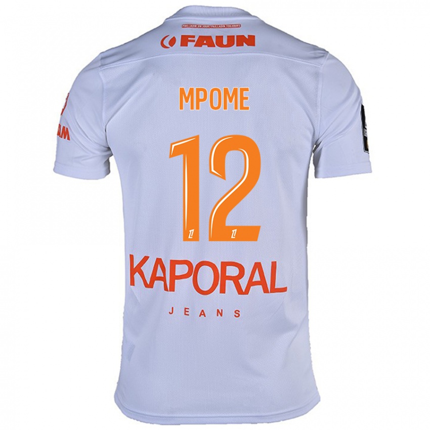 Kinder Maelys Mpomé #12 Weiß Auswärtstrikot Trikot 2024/25 T-Shirt Schweiz