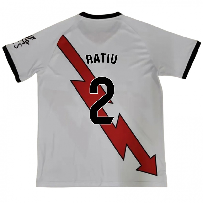 Kinder Andrei Rațiu #2 Rot Auswärtstrikot Trikot 2024/25 T-Shirt Schweiz