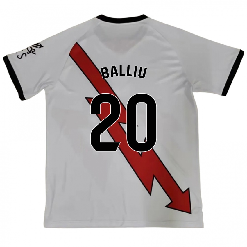 Kinder Iván Balliu #20 Rot Auswärtstrikot Trikot 2024/25 T-Shirt Schweiz