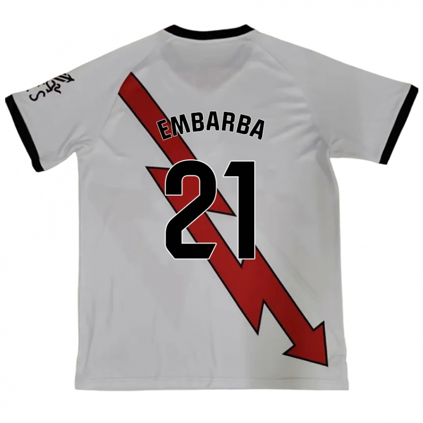 Enfant Maillot Adrián Embarba #21 Rouge Tenues Extérieur 2024/25 T-Shirt Suisse