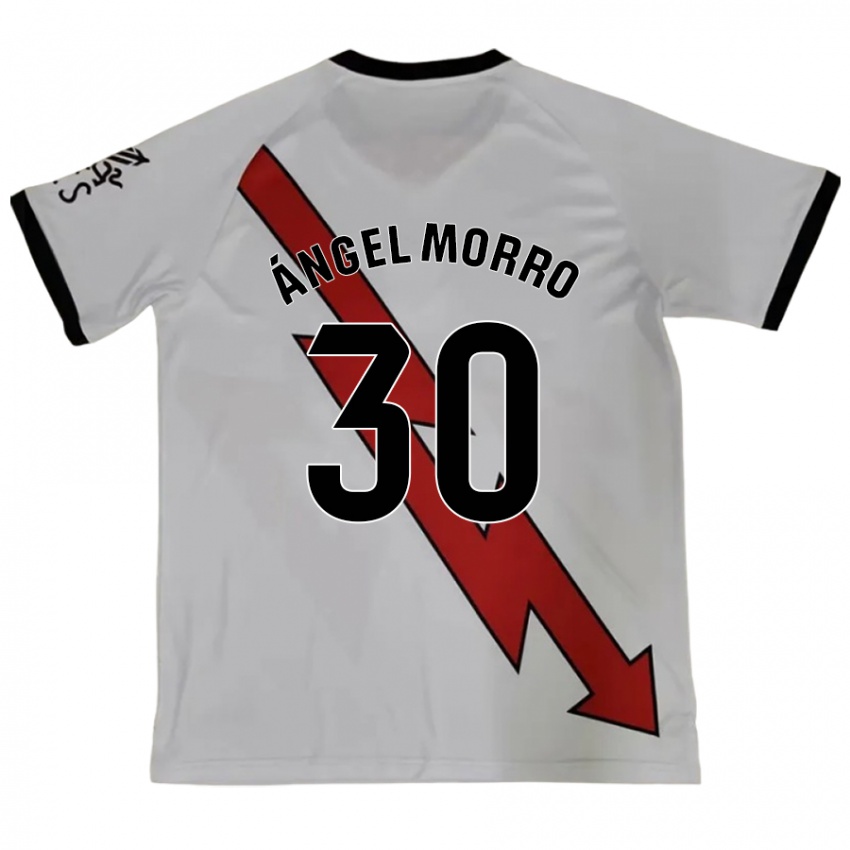 Enfant Maillot Miguel Ángel Morro #30 Rouge Tenues Extérieur 2024/25 T-Shirt Suisse