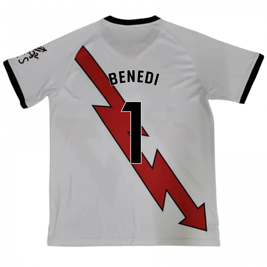 Enfant Maillot Miguel Benedi #1 Rouge Tenues Extérieur 2024/25 T-Shirt Suisse