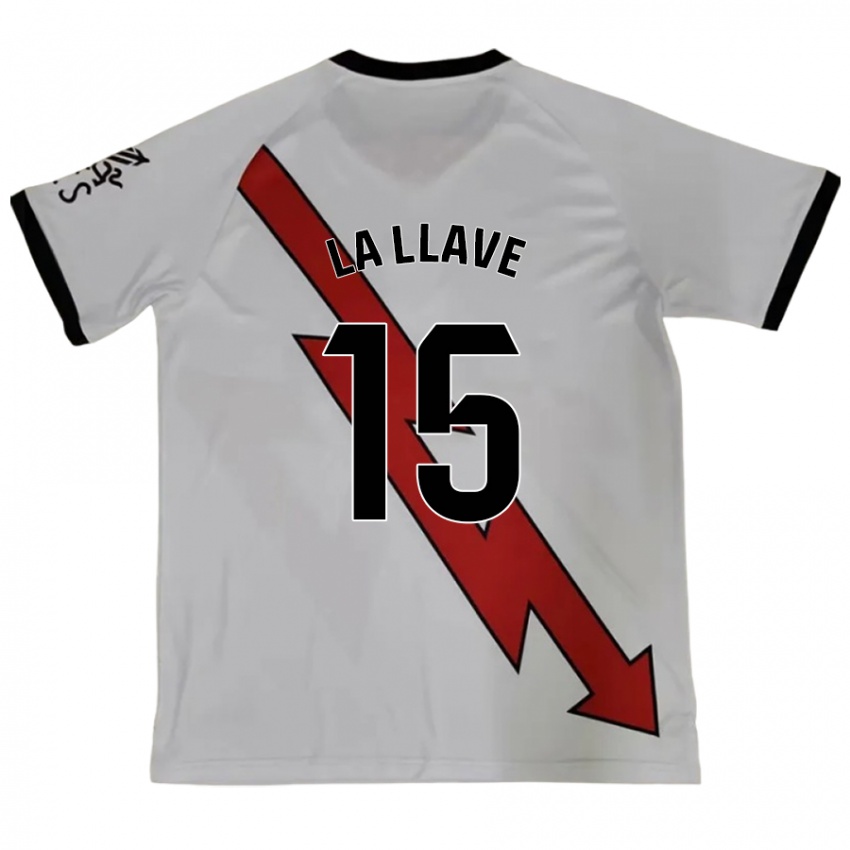 Enfant Maillot Kevin De La Llave #15 Rouge Tenues Extérieur 2024/25 T-Shirt Suisse