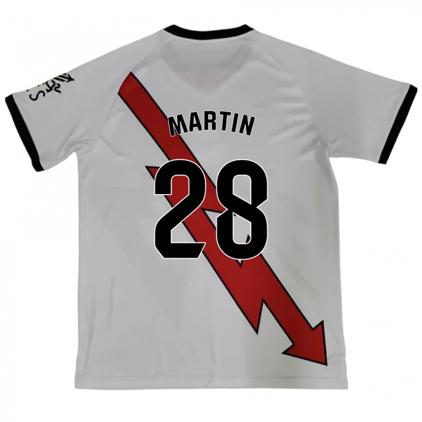 Enfant Maillot Pablo Martín #28 Rouge Tenues Extérieur 2024/25 T-Shirt Suisse