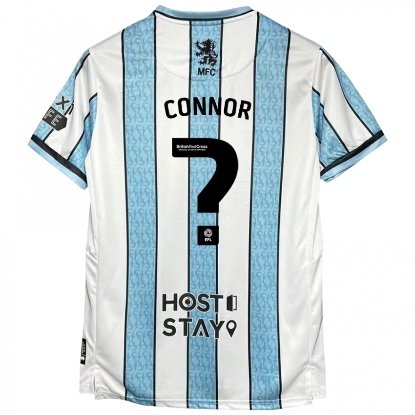 Kinder Shea Connor #0 Weiß Blau Auswärtstrikot Trikot 2024/25 T-Shirt Schweiz