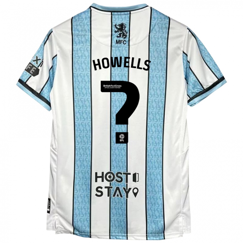 Kinder Max Howells #0 Weiß Blau Auswärtstrikot Trikot 2024/25 T-Shirt Schweiz