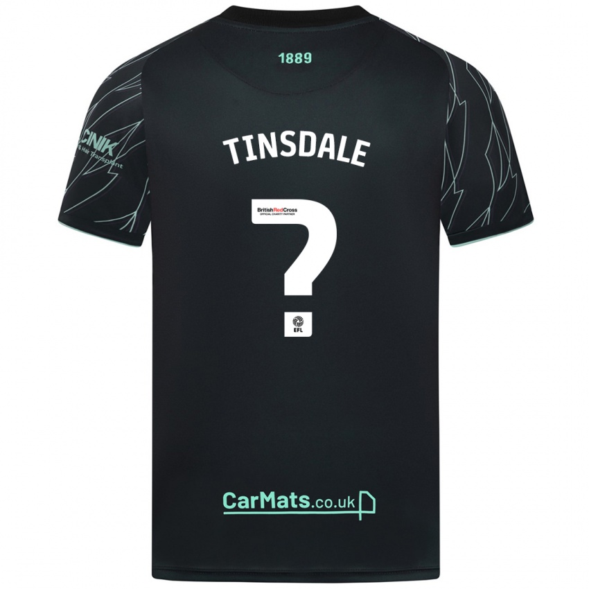 Kinder Jay Tinsdale #0 Schwarz Grün Auswärtstrikot Trikot 2024/25 T-Shirt Schweiz