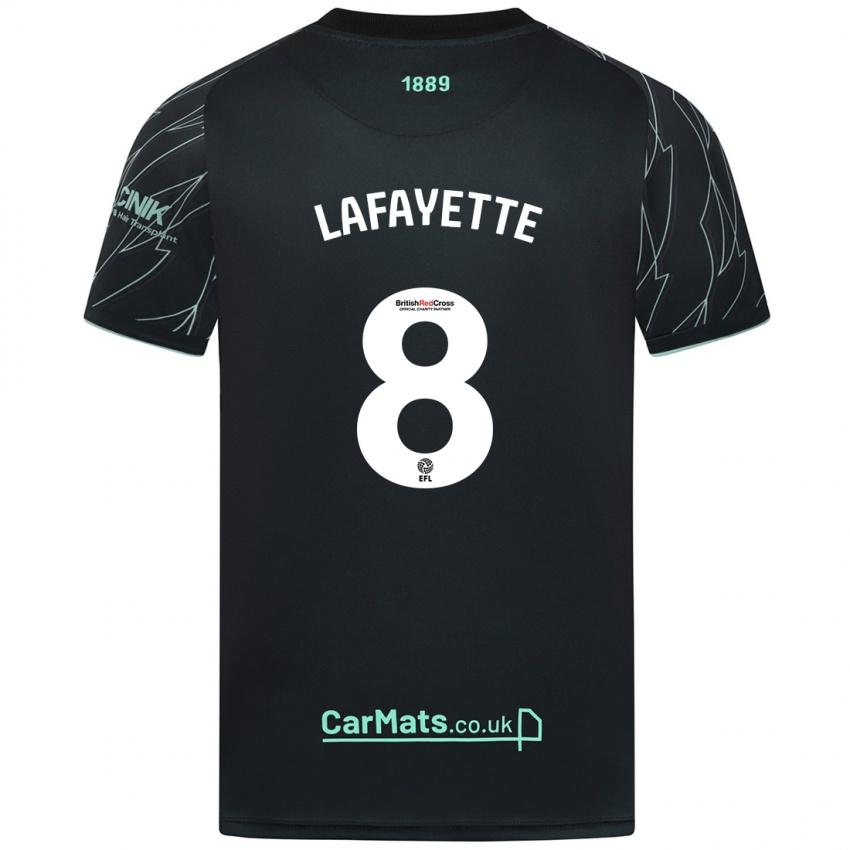 Kinder Abbie Lafayette #8 Schwarz Grün Auswärtstrikot Trikot 2024/25 T-Shirt Schweiz