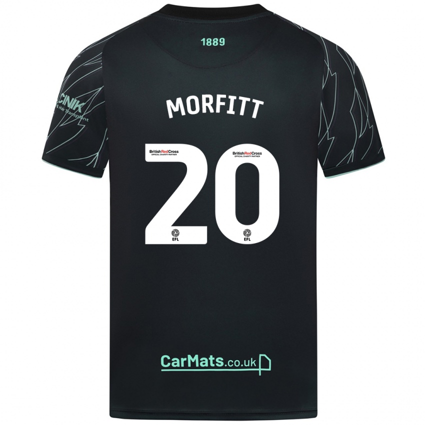 Kinder Izzy Morfitt #20 Schwarz Grün Auswärtstrikot Trikot 2024/25 T-Shirt Schweiz