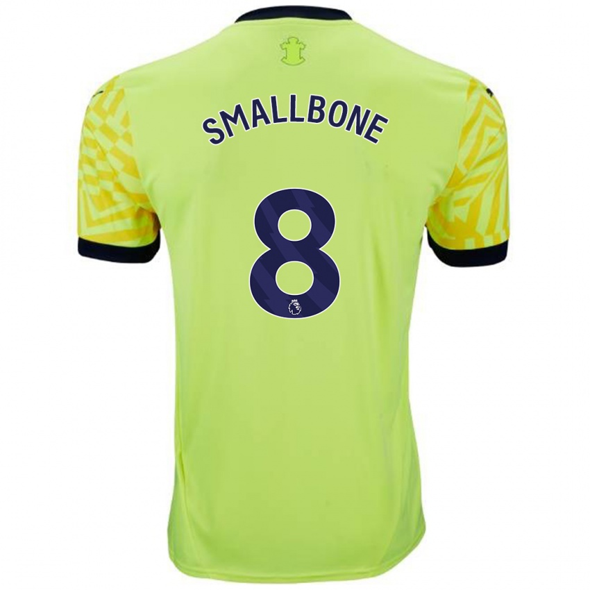 Enfant Maillot Will Smallbone #8 Jaune Tenues Extérieur 2024/25 T-Shirt Suisse