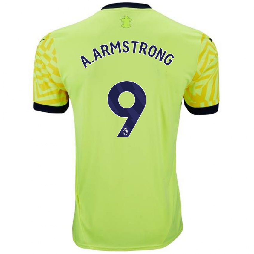 Enfant Maillot Adam Armstrong #9 Jaune Tenues Extérieur 2024/25 T-Shirt Suisse