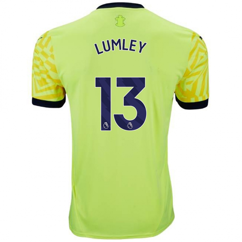 Enfant Maillot Joe Lumley #13 Jaune Tenues Extérieur 2024/25 T-Shirt Suisse