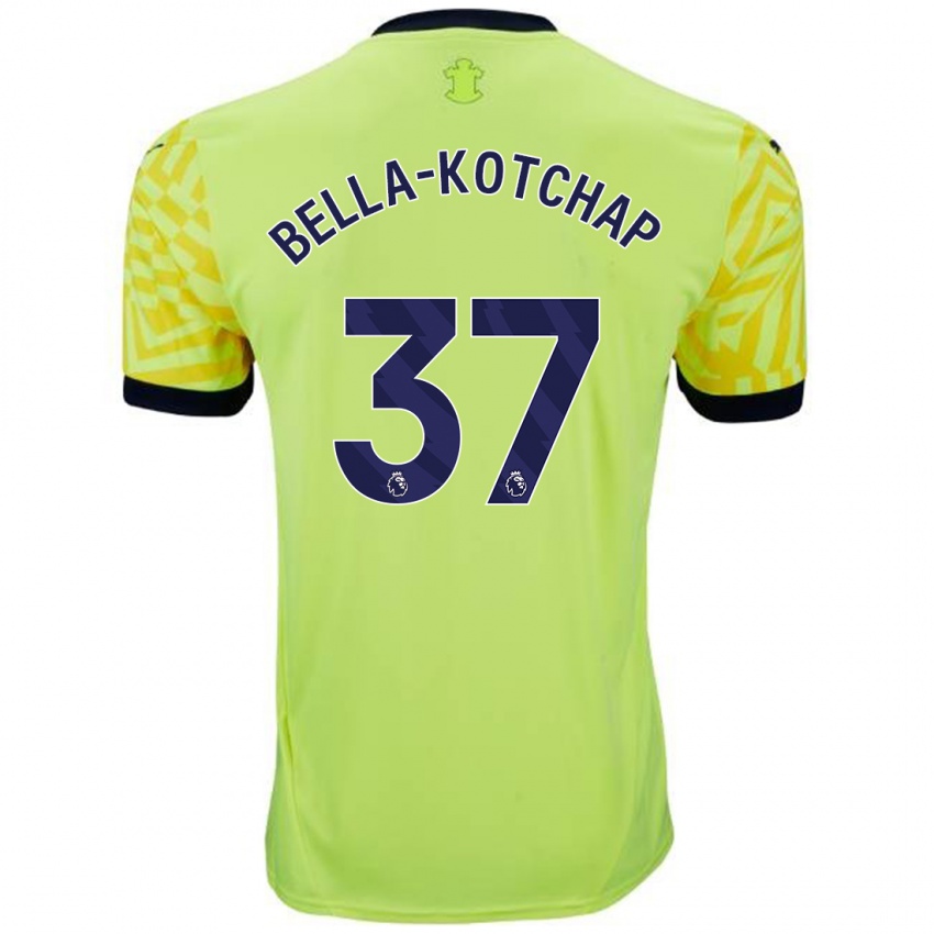 Enfant Maillot Armel Bella-Kotchap #37 Jaune Tenues Extérieur 2024/25 T-Shirt Suisse