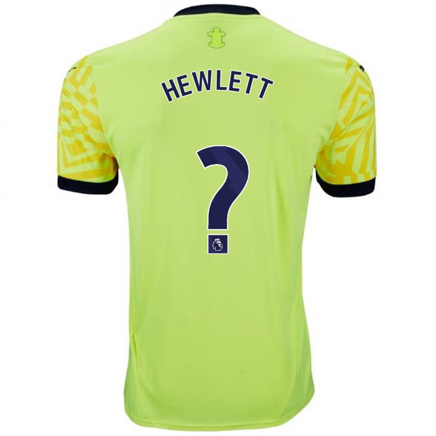 Enfant Maillot Jem Hewlett #0 Jaune Tenues Extérieur 2024/25 T-Shirt Suisse