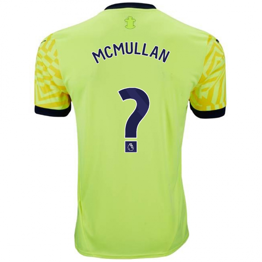 Enfant Maillot Korban Mcmullan #0 Jaune Tenues Extérieur 2024/25 T-Shirt Suisse