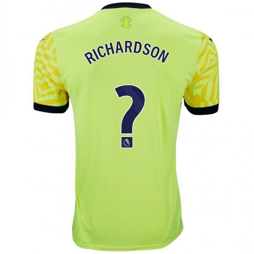 Kinder Cale Richardson #0 Gelb Auswärtstrikot Trikot 2024/25 T-Shirt Schweiz