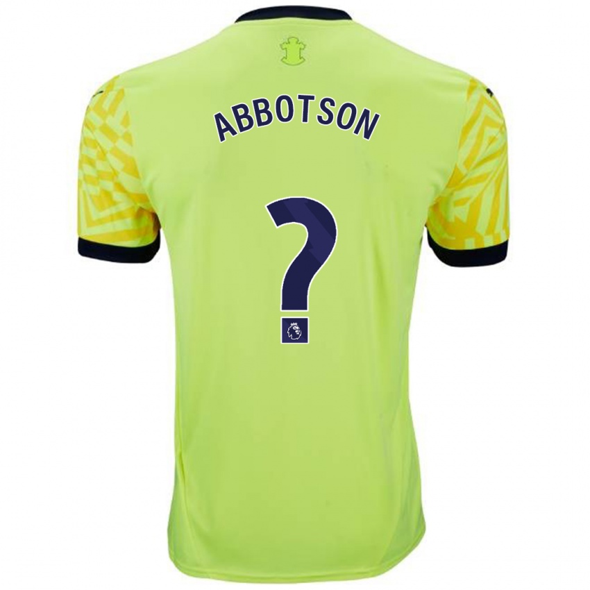 Kinder Oscar Abbotson #0 Gelb Auswärtstrikot Trikot 2024/25 T-Shirt Schweiz