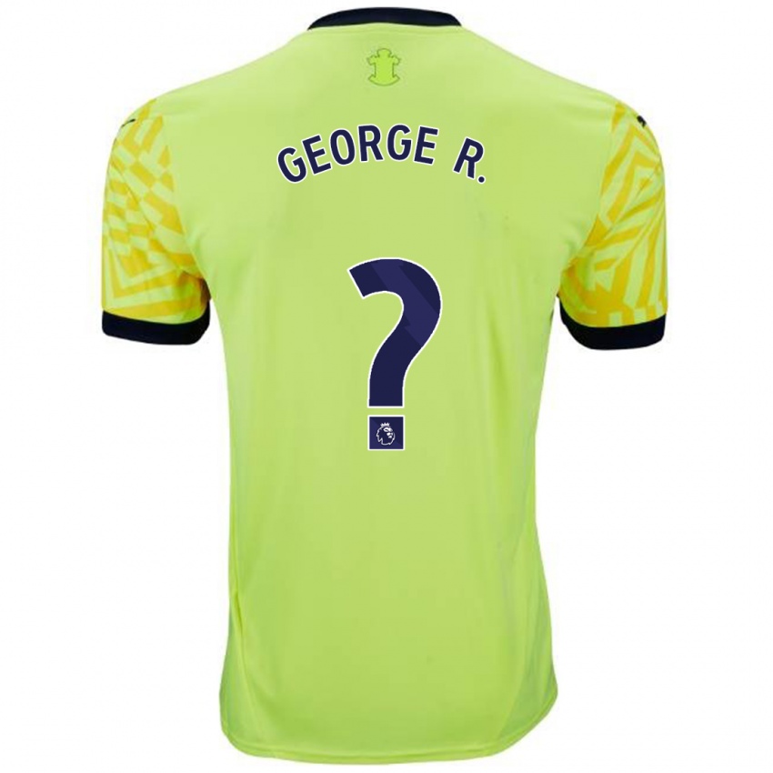 Enfant Maillot George Robinson #0 Jaune Tenues Extérieur 2024/25 T-Shirt Suisse