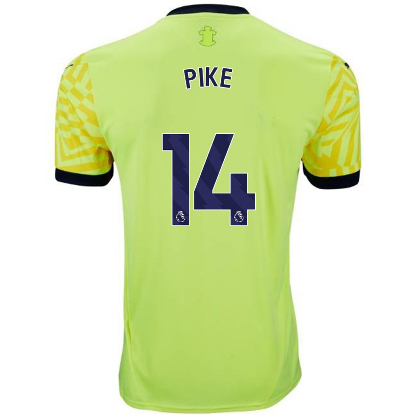 Enfant Maillot Molly Pike #14 Jaune Tenues Extérieur 2024/25 T-Shirt Suisse