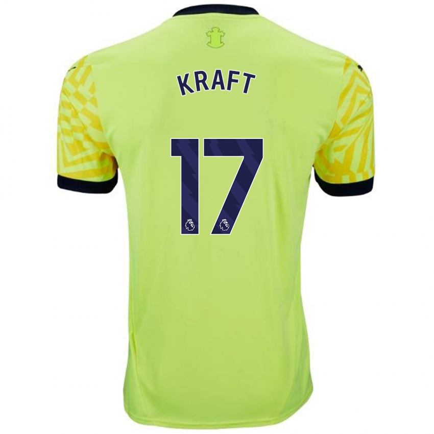 Enfant Maillot Emily Kraft #17 Jaune Tenues Extérieur 2024/25 T-Shirt Suisse