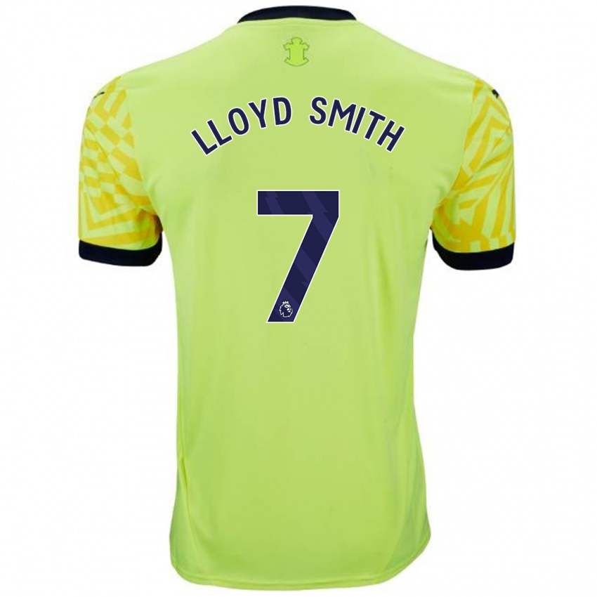 Enfant Maillot Lexi Lloyd-Smith #7 Jaune Tenues Extérieur 2024/25 T-Shirt Suisse